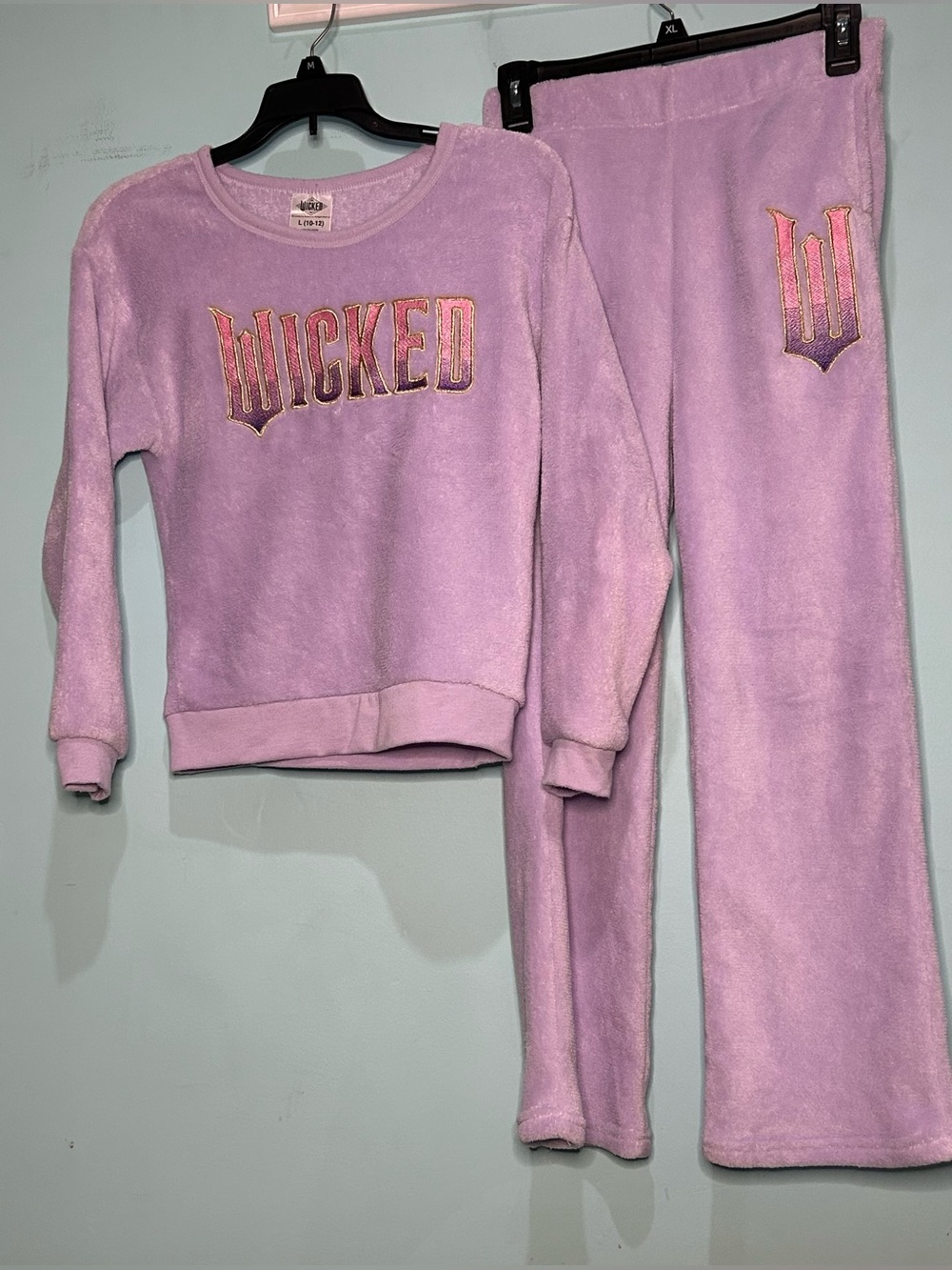 Wicked Lavender Plush Top with Soft Fuzzy Texture
